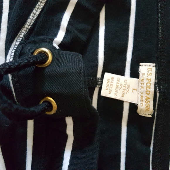 Lauren Nautical Maxi skirt, Dark Navy/black 99% cotton, t-shirt stretch - Picture 2 of 9